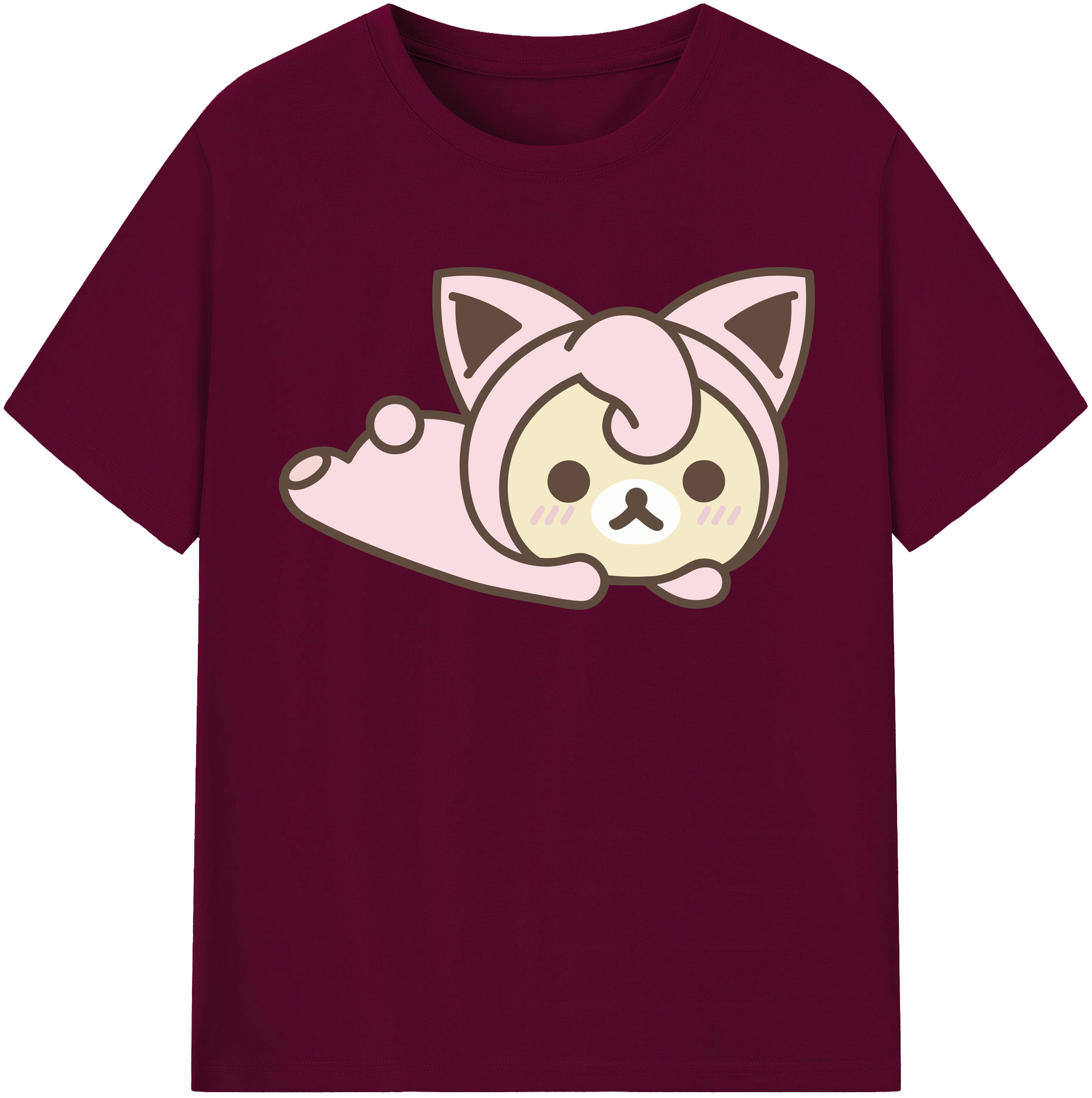 （画像用） リラックマ リラックマ キイロイトリ Rilakkuma Korilakkuma Kiiroitori レディースカジュアルプリントTシャツ（綿100％）